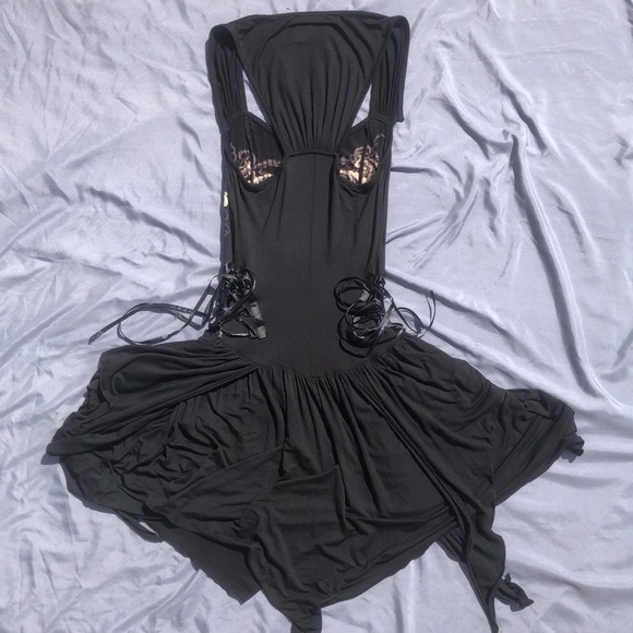 Lip Service Blacklist dress with demon girl/fairy - Picture 2 of 5